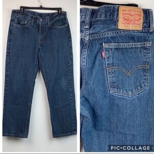 Levi’s 514 unisex mid rise straight leg jeans EUC